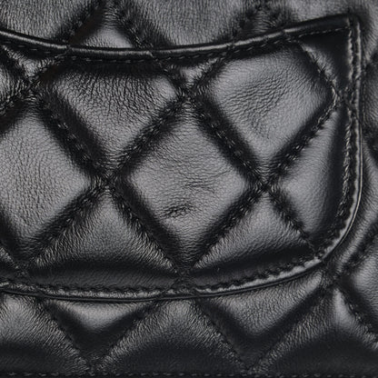 Chanel Shiny Lambskin Quilted Mini Flap Black 10 of 10