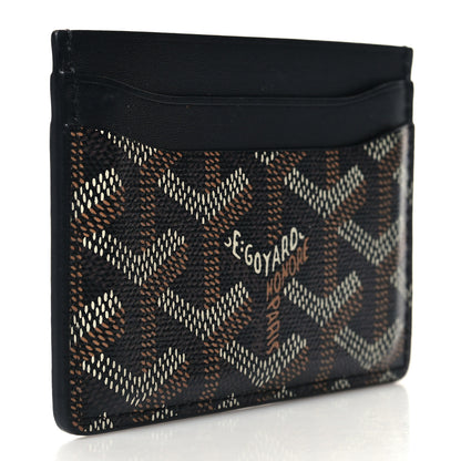 Goyard Goyardine Saint Sulpice Card Holder Black 3 of 7
