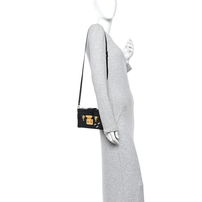 Louis Vuitton Epi Petite Malle Black 2 of 9