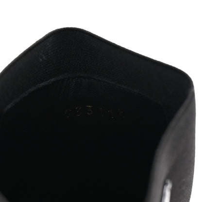 Chanel Patent Grosgain Cap Toe Short Boots 38.5 Black 9 of 10