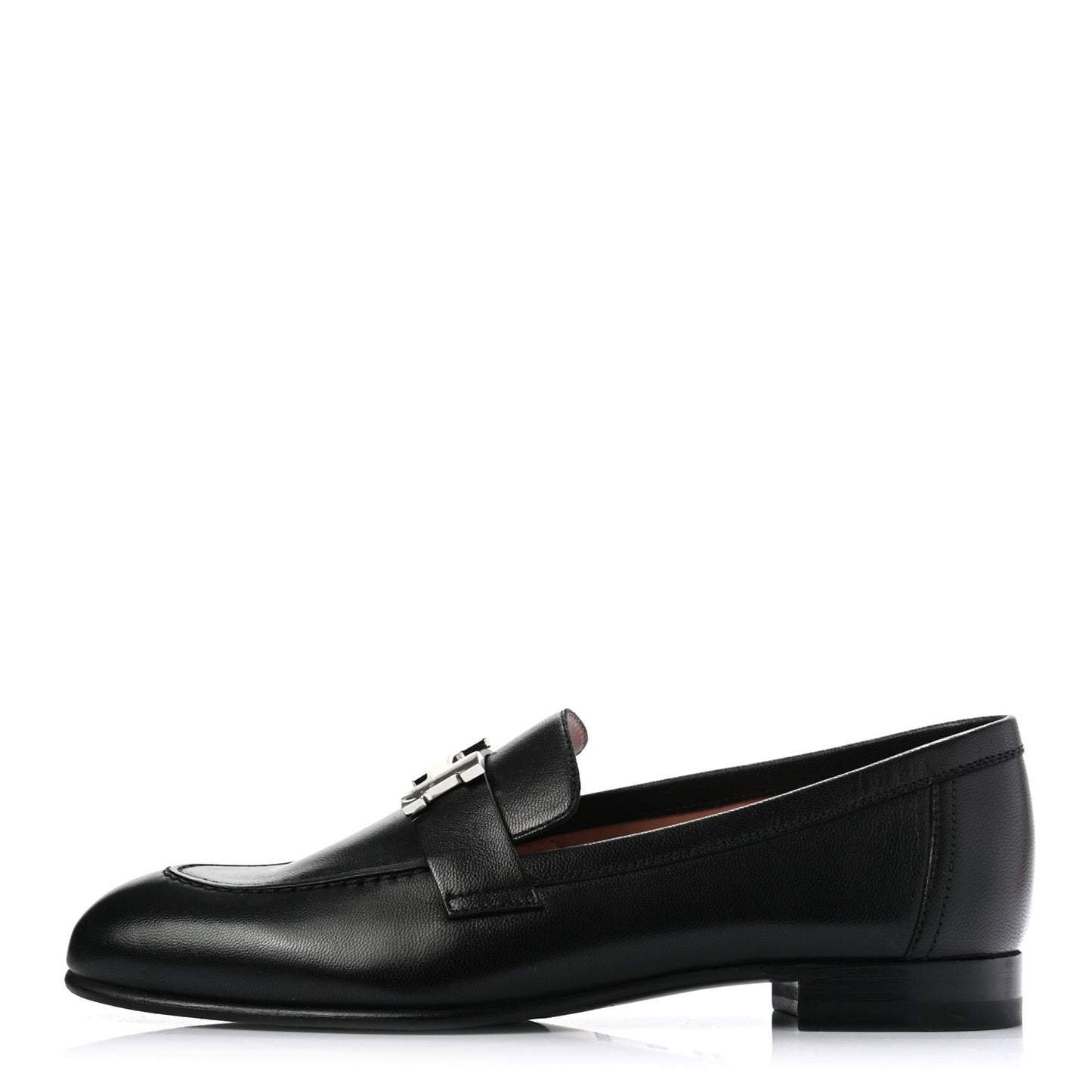 Goatskin Womens Paris Loafers 37 Black