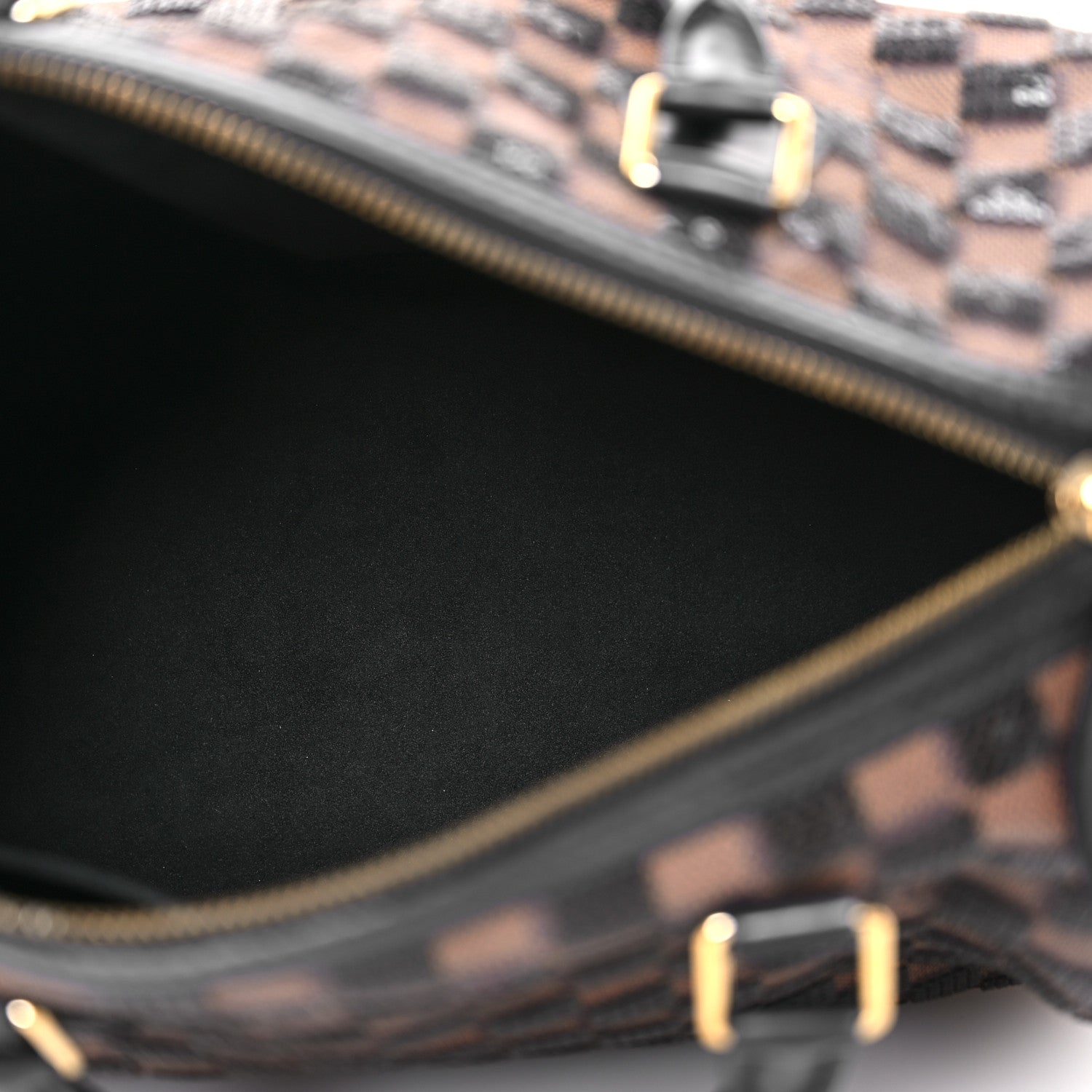 Louis Vuitton Damier Paillettes Speedy 30 Black 5 of 15