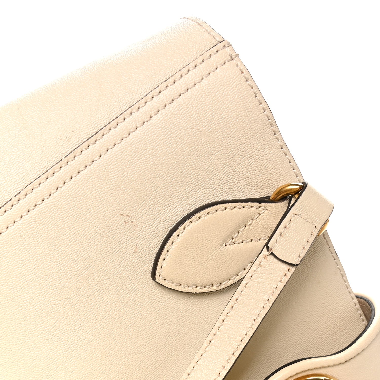 Gucci New Sakai Calfskin Lux Small Dahlia Tote Mystic White 11 of 12