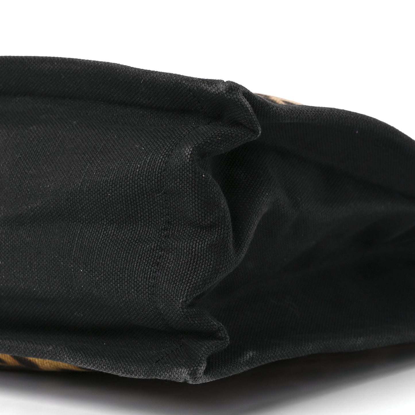 Canvas Calfskin Leopard Print Rive Gauche Noe Tote Natural Black