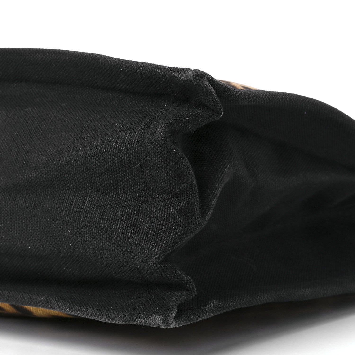 Saint Laurent Canvas Calfskin Leopard Print Rive Gauche Noe Tote Natural Black 11 of 11