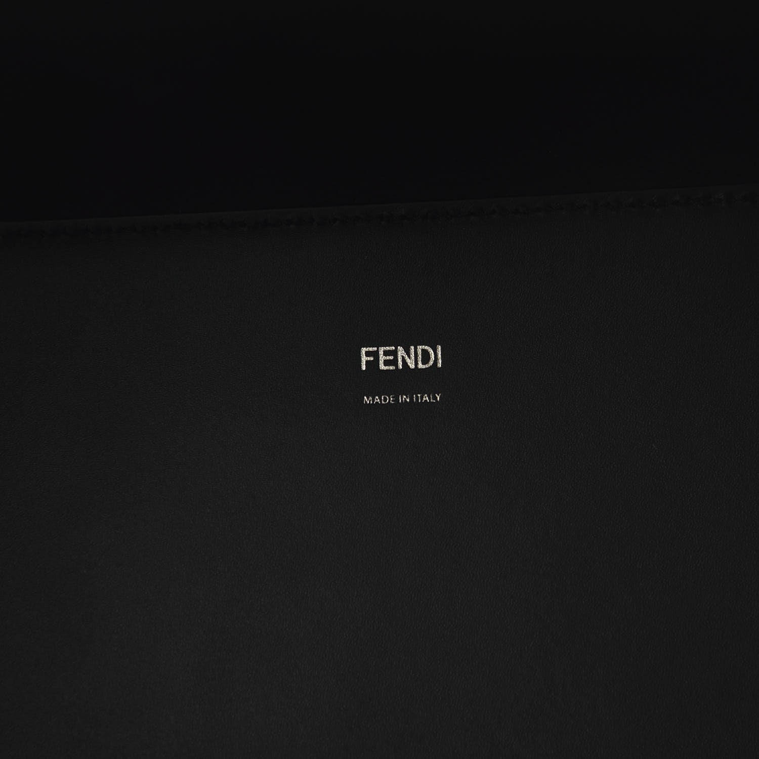 Fendi Vitello King Plexiglass Medium Fendi Sunshine Shopper Tote Black 8 of 9