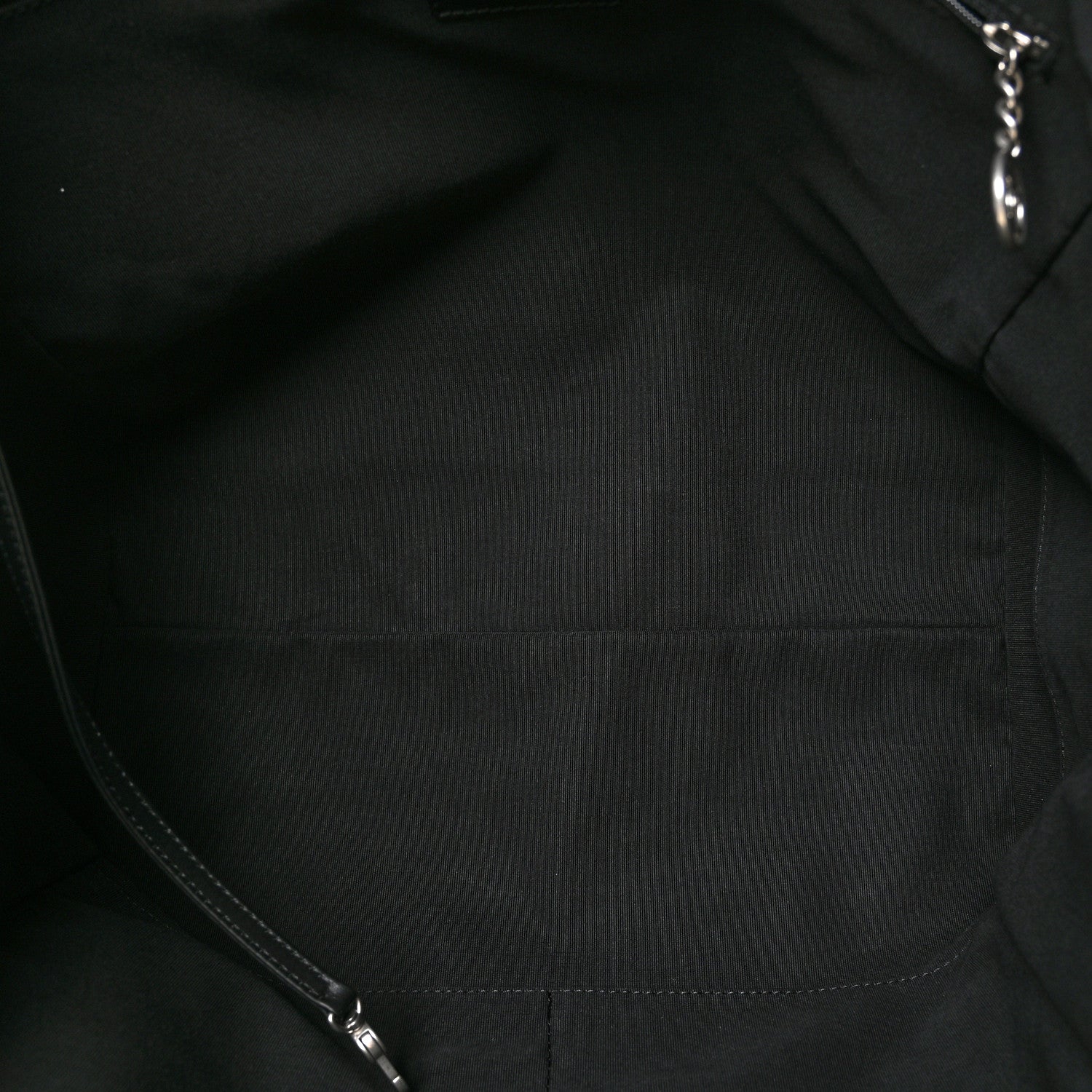 Chanel Canvas Calfskin Striped Medium Deauville Tote Black White 6 of 11