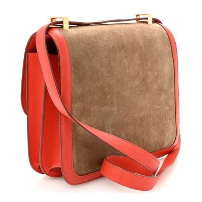 Hermes Veau Doblis Swift Constance 24 Chamois Capucine 3 of 10