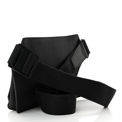 Louis Vuitton Grained Calfskin Aerogram Takeoff Sling Black 3 of 11