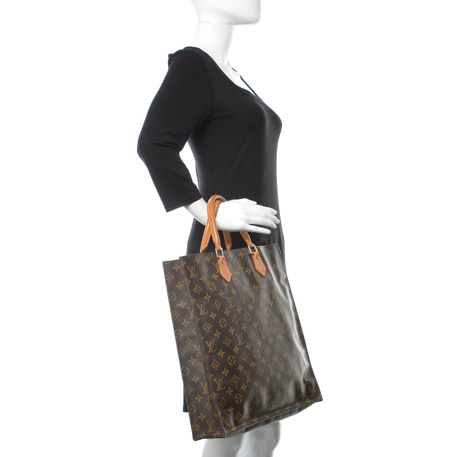 Louis Vuitton Monogram Sac Plat 2 of 21