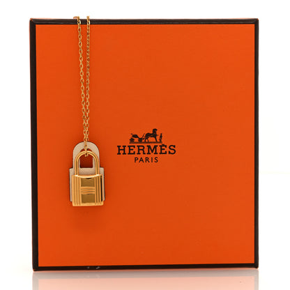 Hermes Swift Small O'Kelly Pendant Necklace White 6 of 6