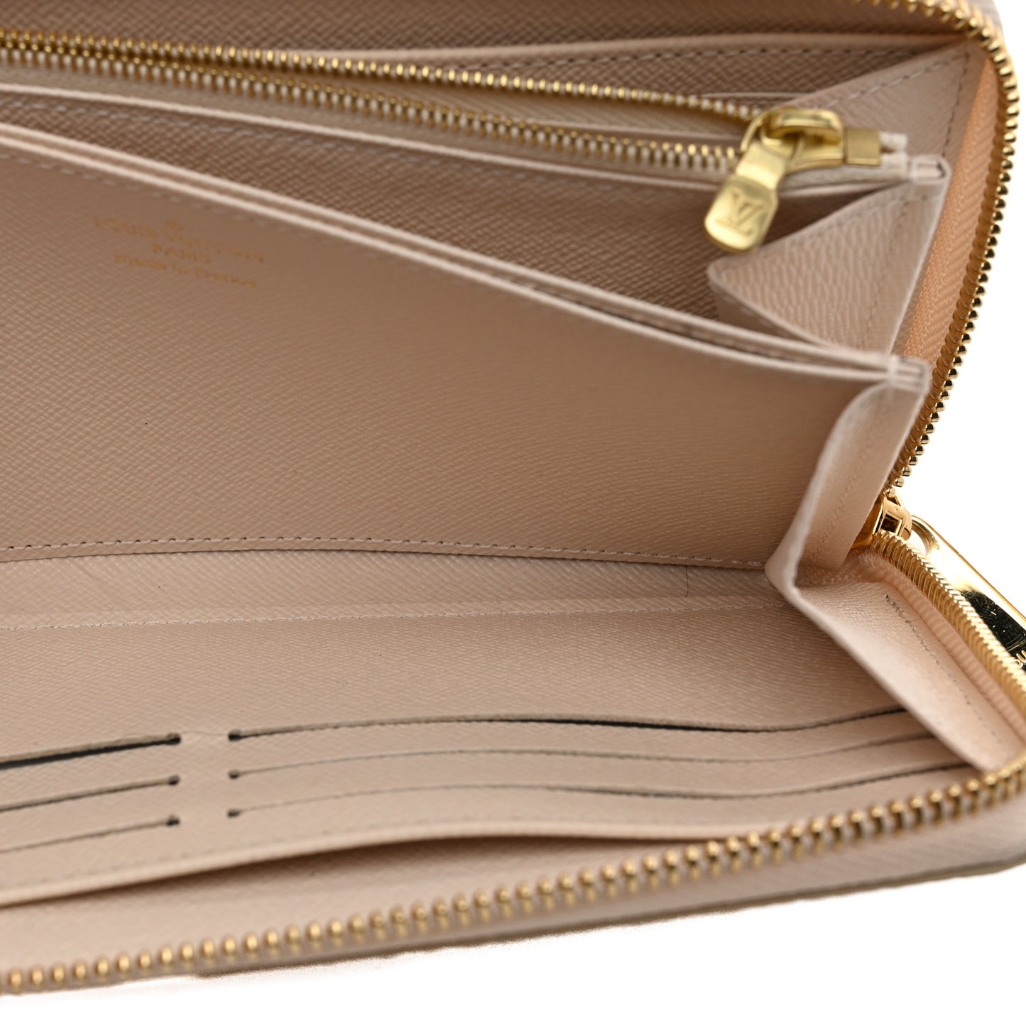 Damier Azur Nautical Zippy Wallet Gold