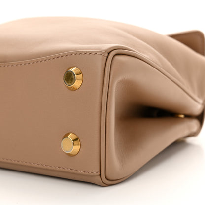 Balenciaga Natural Smooth Calfskin Mini Rodeo Top Handle Handbag Latte 10 of 12