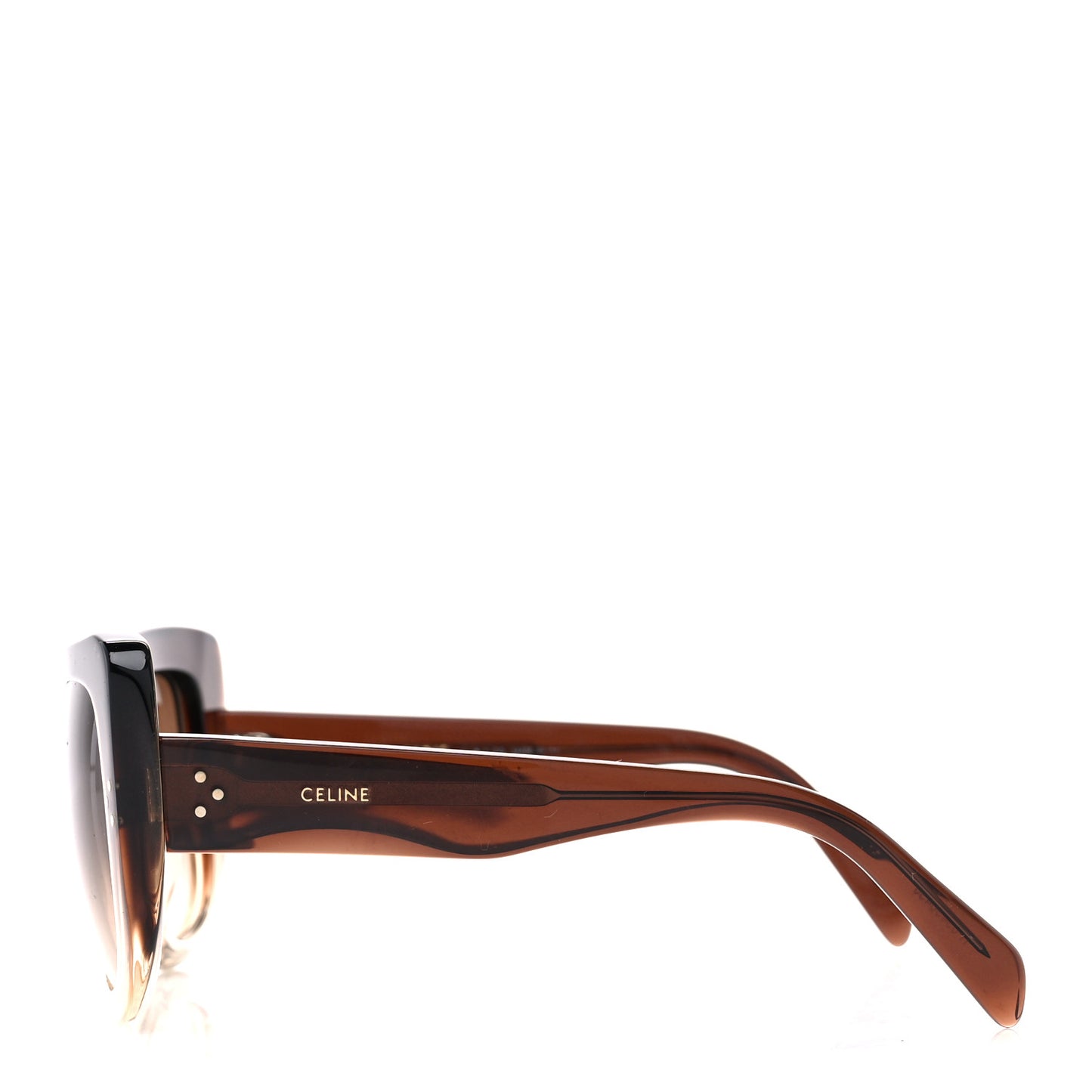 Acetate Square Sunglasses CL40157U Brown
