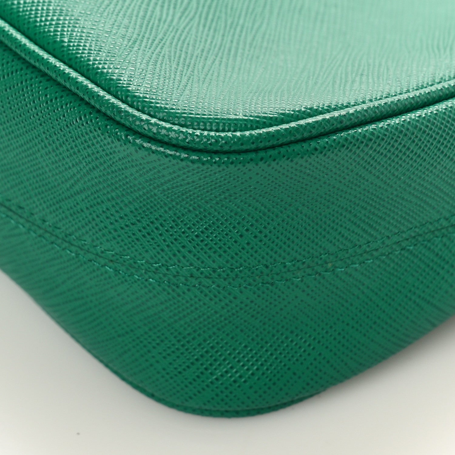 Prada Saffiano Lux Mini Re-Edition Shoulder Bag Mango 8 of 8