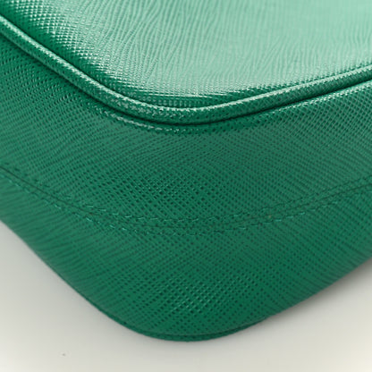 Prada Saffiano Lux Mini Re-Edition Shoulder Bag Mango 8 of 8