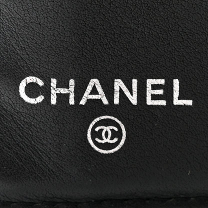 Chanel Patent Calfskin Quilted Yen Wallet Black 6 of 12
