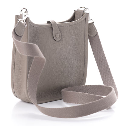 Hermes Taurillon Maurice Evelyne TPM Gris Asphalte 3 of 9