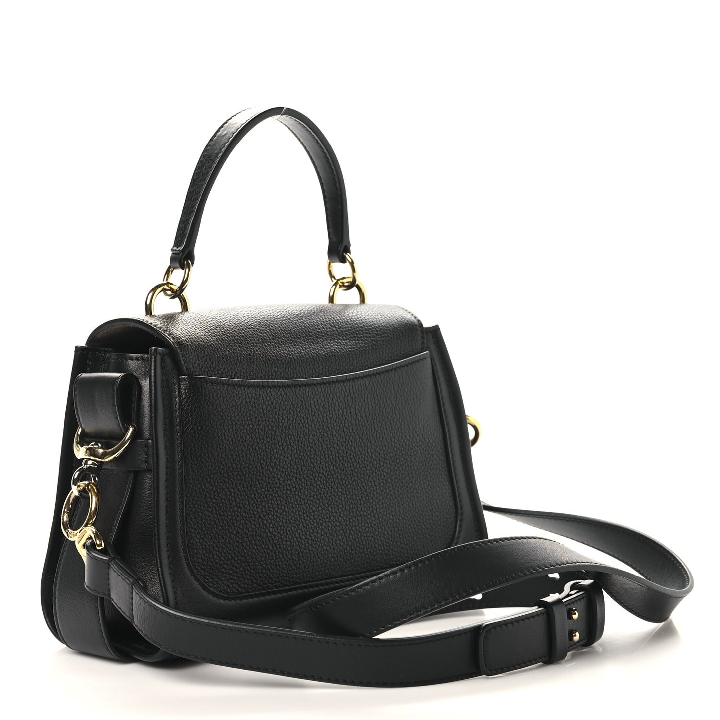 Calfskin Mini Tess Day Bag Black
