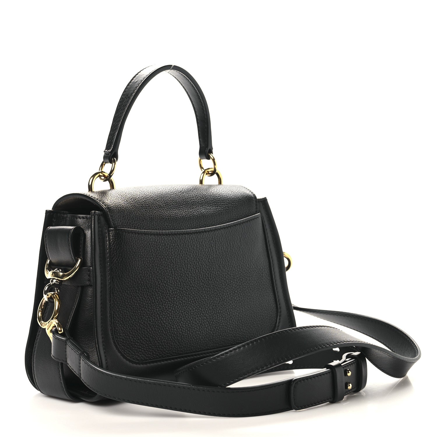 Chloe Calfskin Mini Tess Day Bag Black 3 of 9