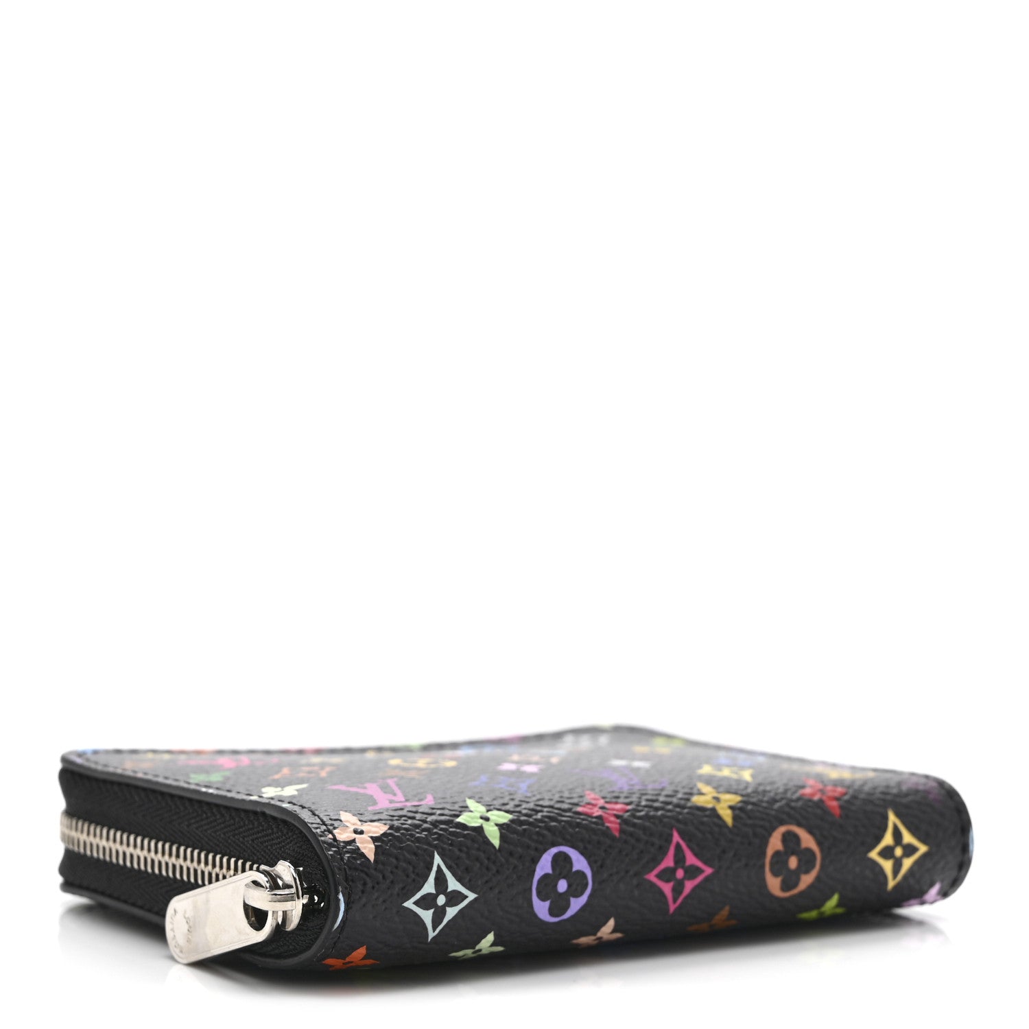 Louis Vuitton LV x TM Monogram Multicolor Zippy Coin Purse Black 4 of 8