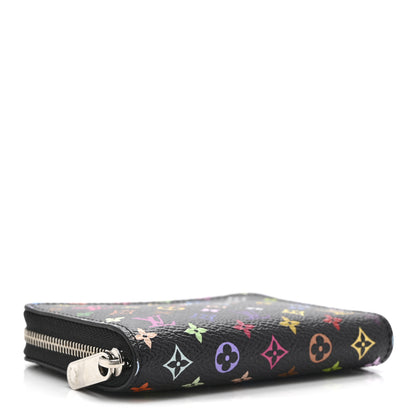 Louis Vuitton LV x TM Monogram Multicolor Zippy Coin Purse Black 4 of 8