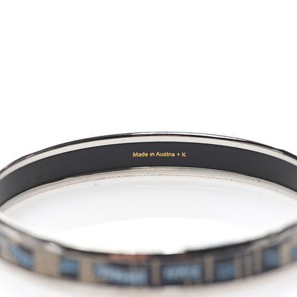 Hermes Enamel Printed Narrow Ribbon Bracelet 62 4 of 4