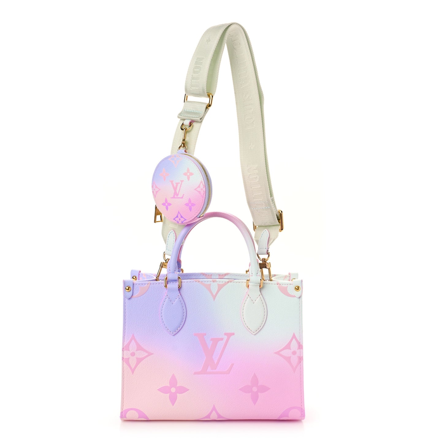 Monogram Giant Spring In The City Onthego PM Sunrise Pastel