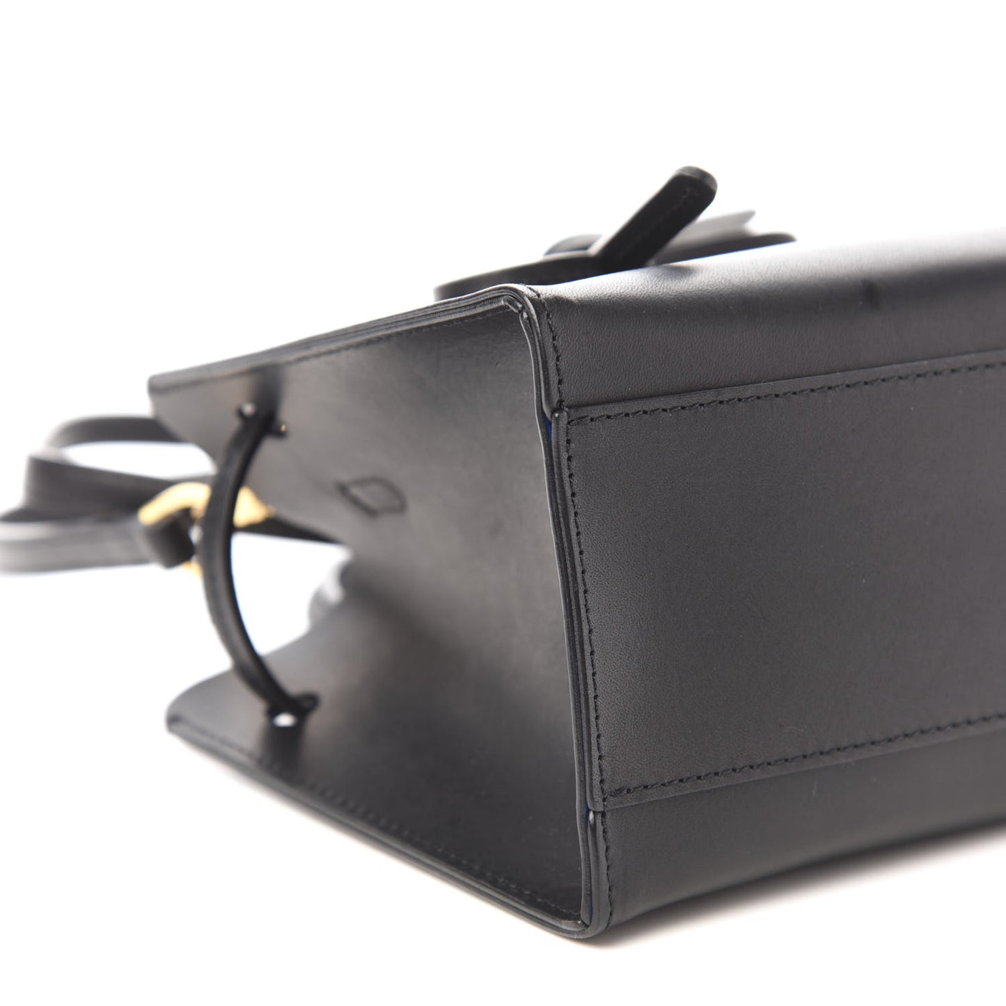 Calfskin Mini MIni Sun Bag Black Royal