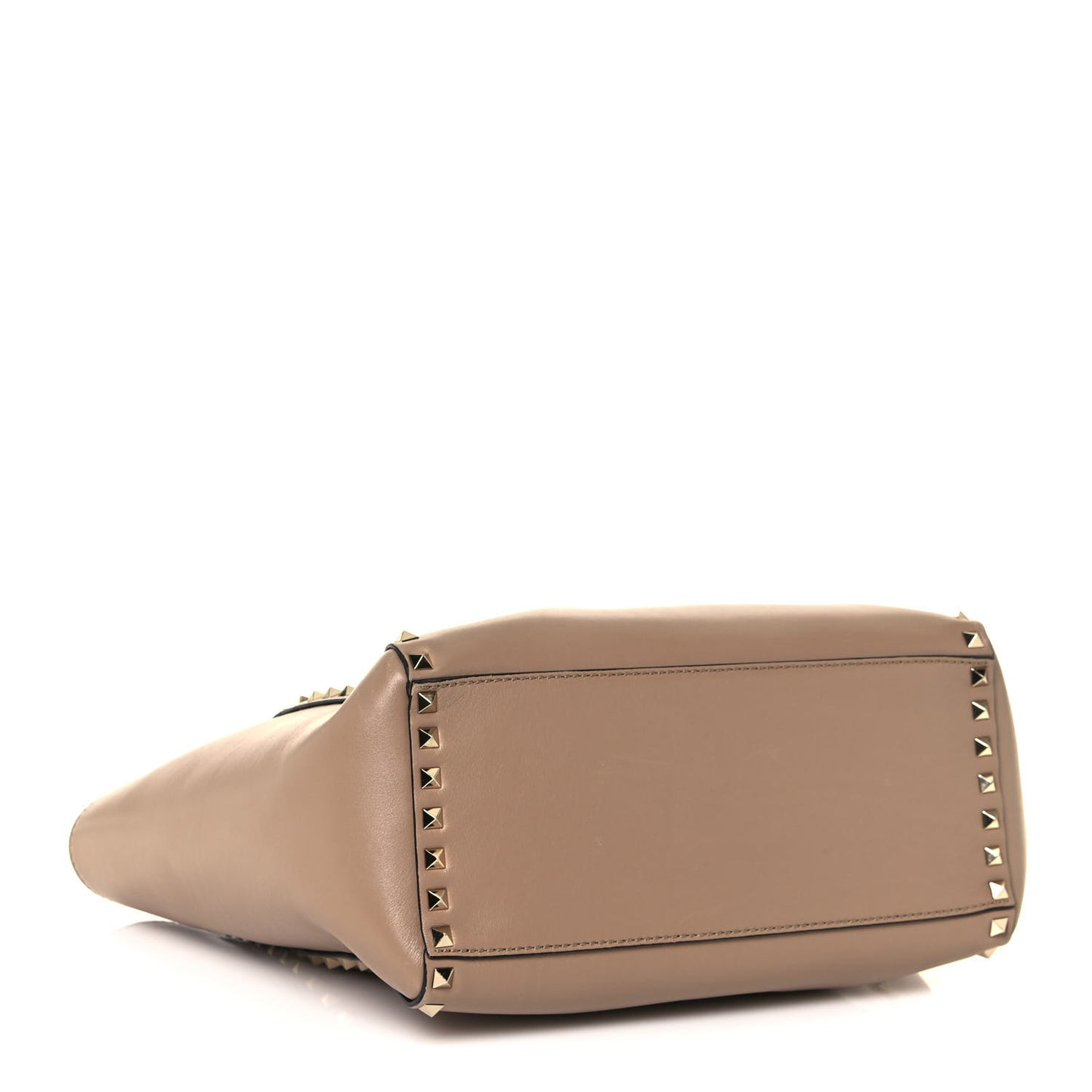Vitello Rockstud Double Handle Tote Alpaca