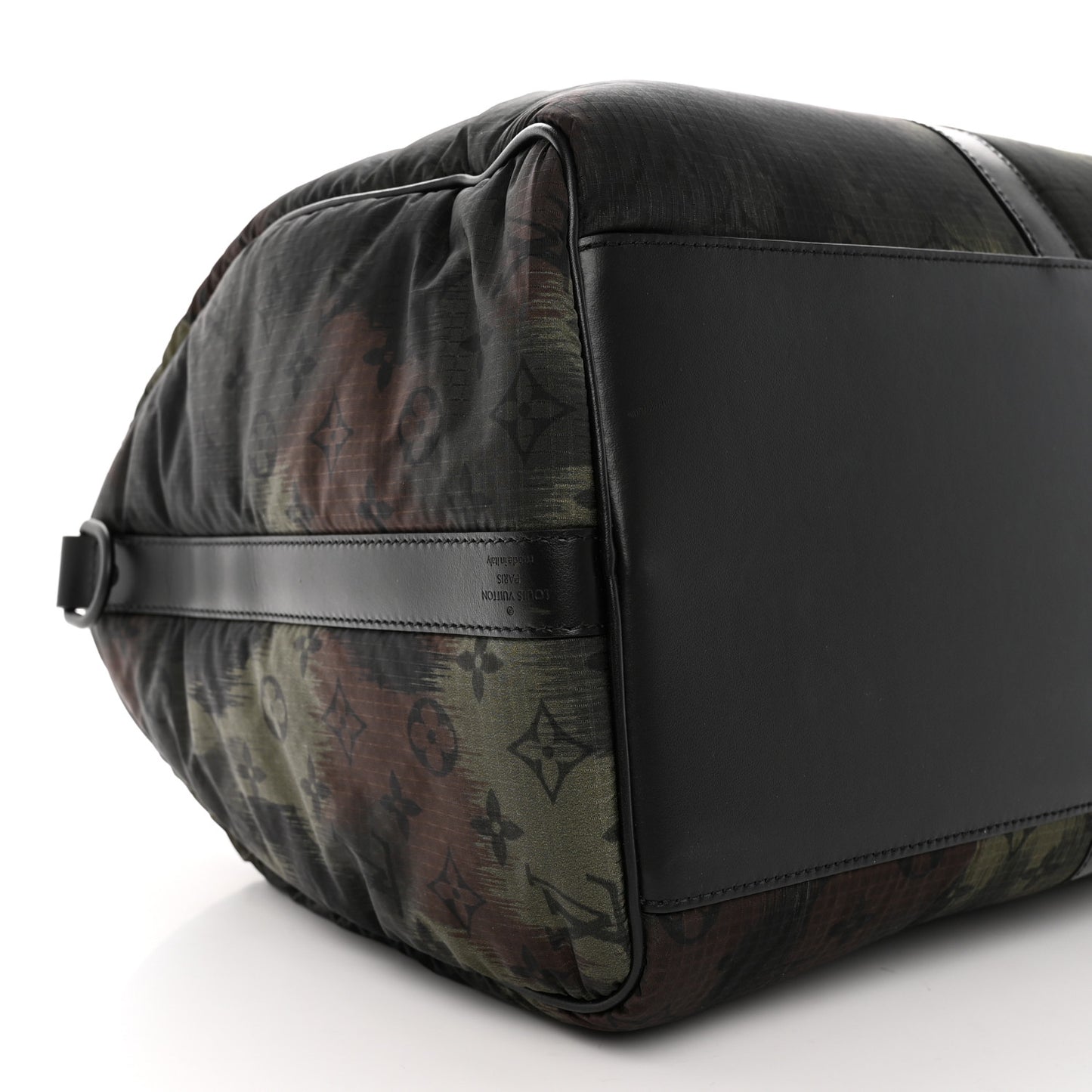 Nylon Monogram Camouflage Keepall Bandouliere 50 Kaki