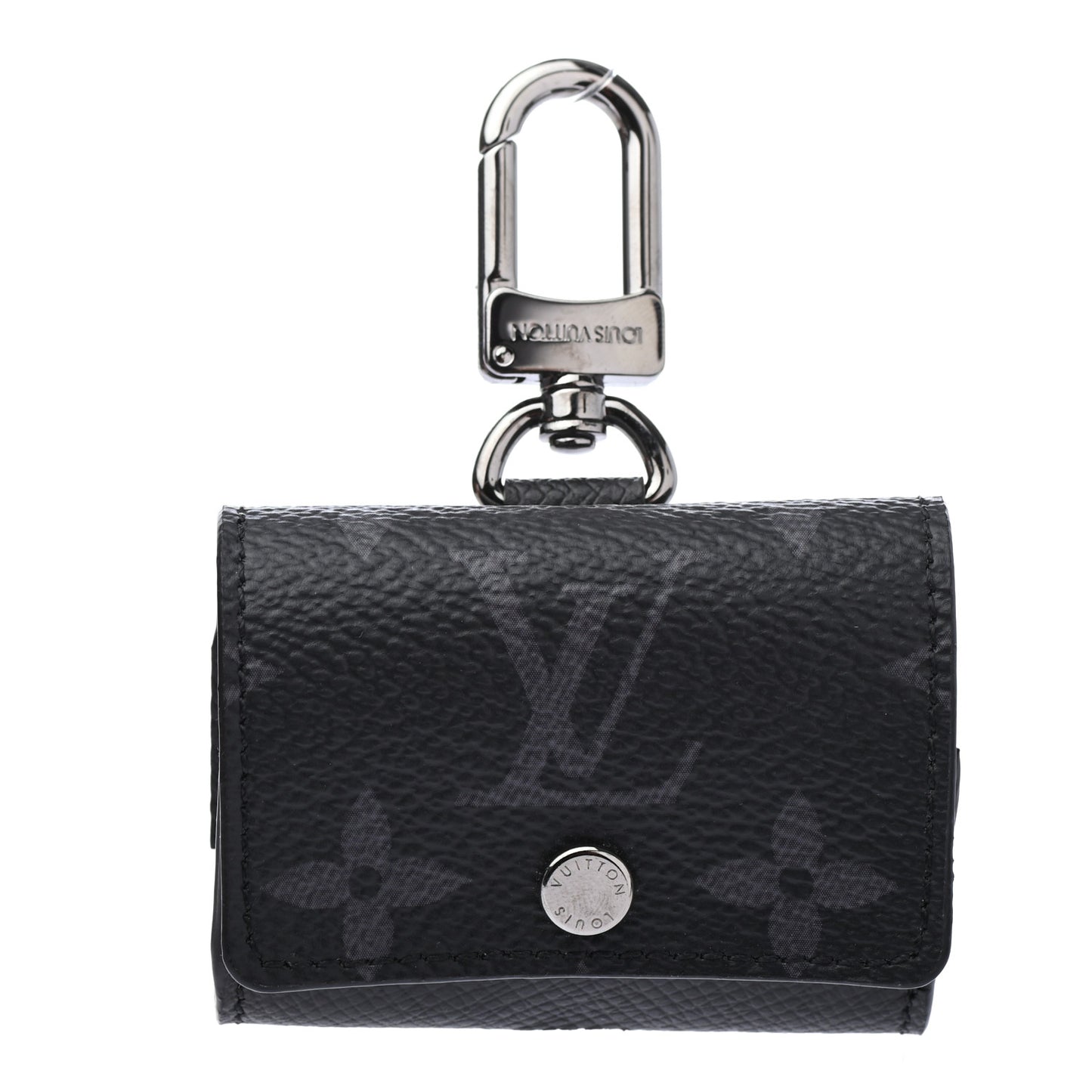 Monogram Eclipse Taiga Earphones Pouch Bag Charm
