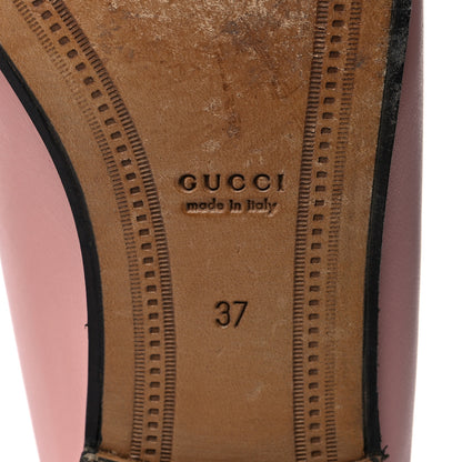 Gucci Lambskin Womens Brixton Horsebit Loafers 37 Perfect Pink 8 of 8