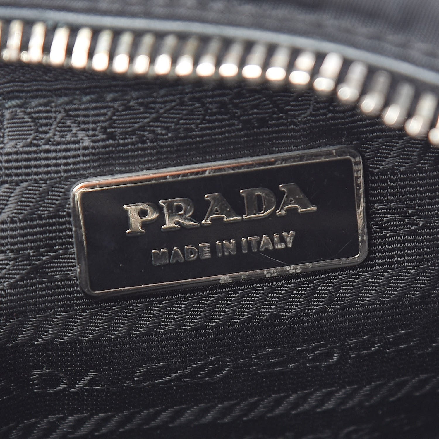Prada Tessuto Nylon Buffalo Shoulder Bag Black 6 of 14