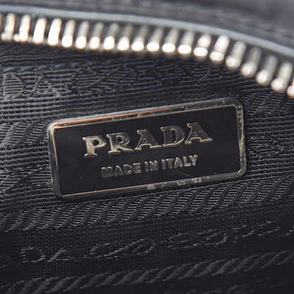 Prada Tessuto Nylon Buffalo Shoulder Bag Black 6 of 14