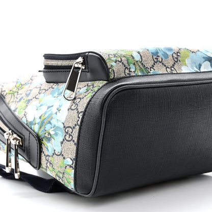 Gucci GG Supreme Monogram Blooms Small Day Backpack Blue 10 of 11