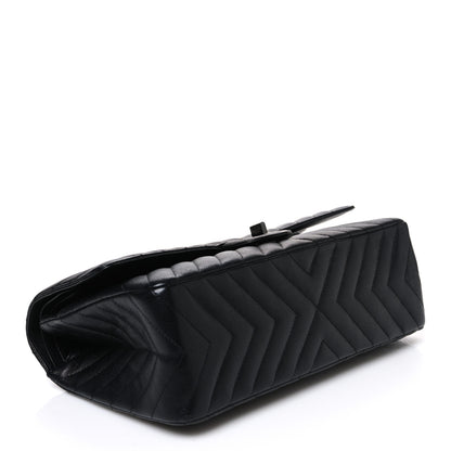 Chanel Sheepskin Chevron Quilted 2.55 Reissue 226 Flap So Black 4 of 10