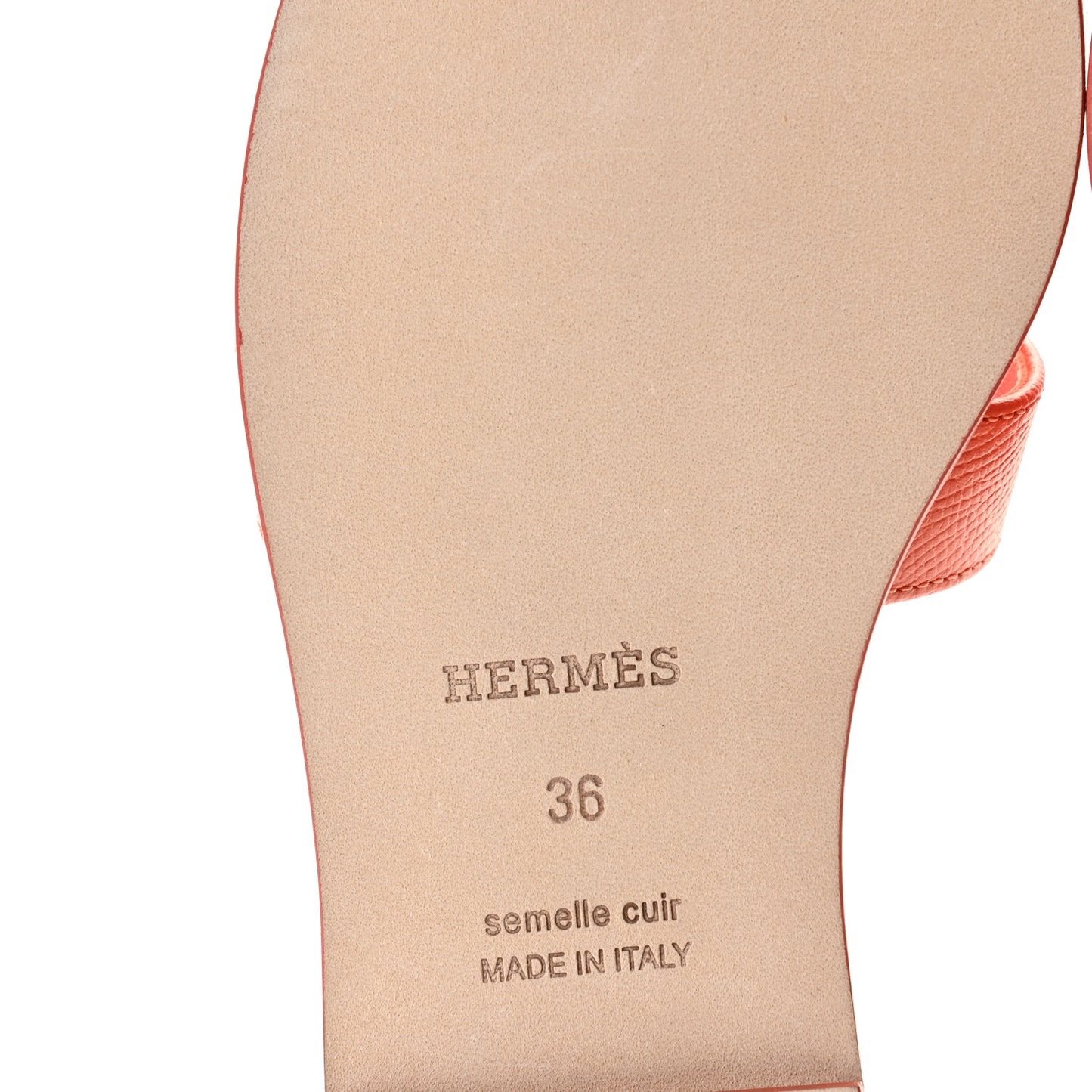 Epsom Oran Sandals 36 Orange Poppy