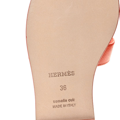 Hermes Epsom Oran Sandals 36 Orange Poppy 8 of 9