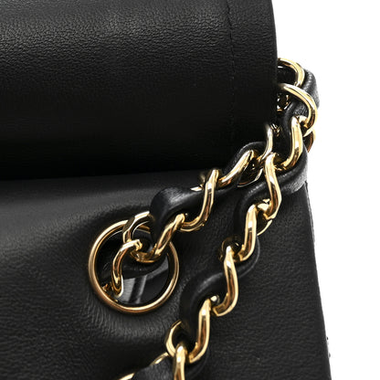 Chanel Lambskin Quilted Small Double Flap Black 11 of 14