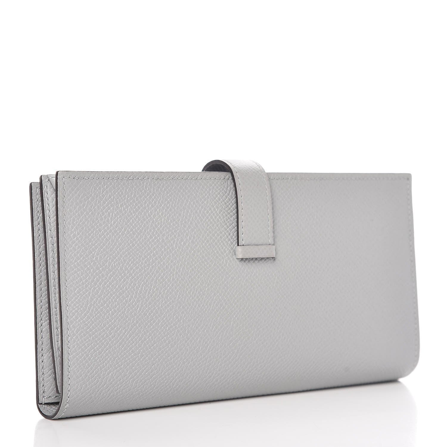 Hermes Epsom Bearn Gusset Wallet Gris Mouette 3 of 8