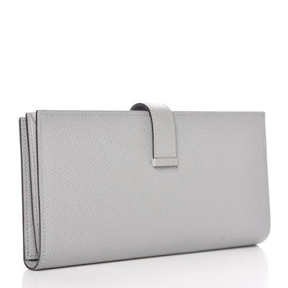 Hermes Epsom Bearn Gusset Wallet Gris Mouette 3 of 8