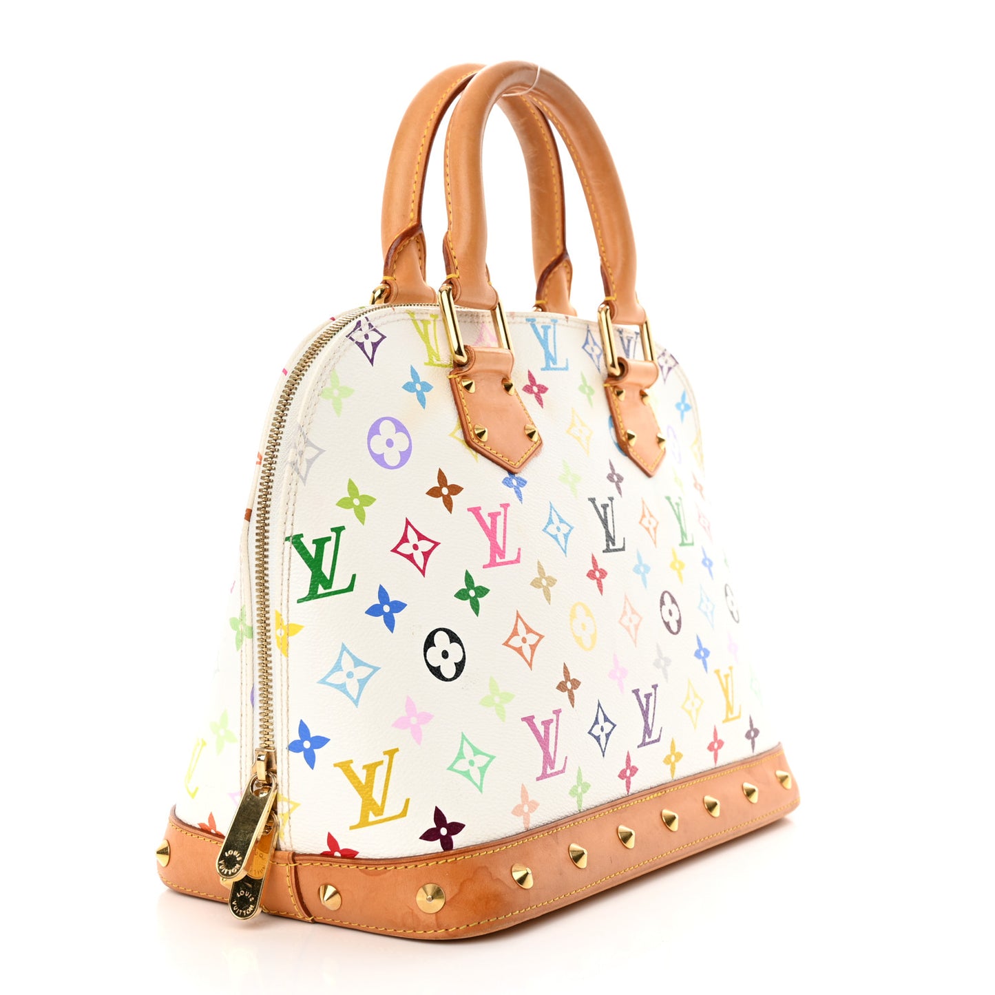 LOUIS VUITTON Monogram Multicolor Alma PM White