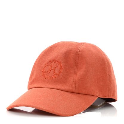 Hermes Denim Davis H Primavera Cap 56 Orange Meranti 1 of 6