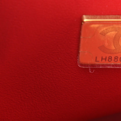 Chanel Caviar Quilted Jumbo Double Flap Red 7 of 10