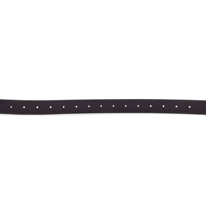 Telfar Vegan Leather Logo Belt M/L Eggplant 5 of 7