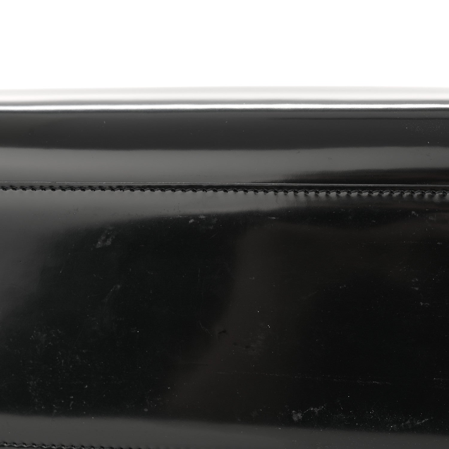 Saint Laurent Patent Calfskin Large Thin Sac De Jour Black 12 of 12