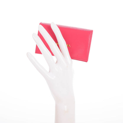 Prada Vitello Move Credit Card Holder Peonia 2 of 7