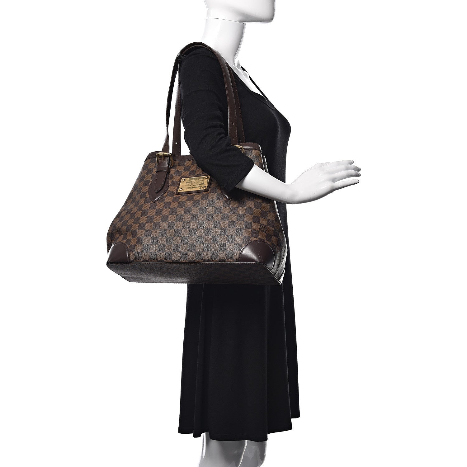 Louis Vuitton Damier Ebene Hampstead MM 2 of 26