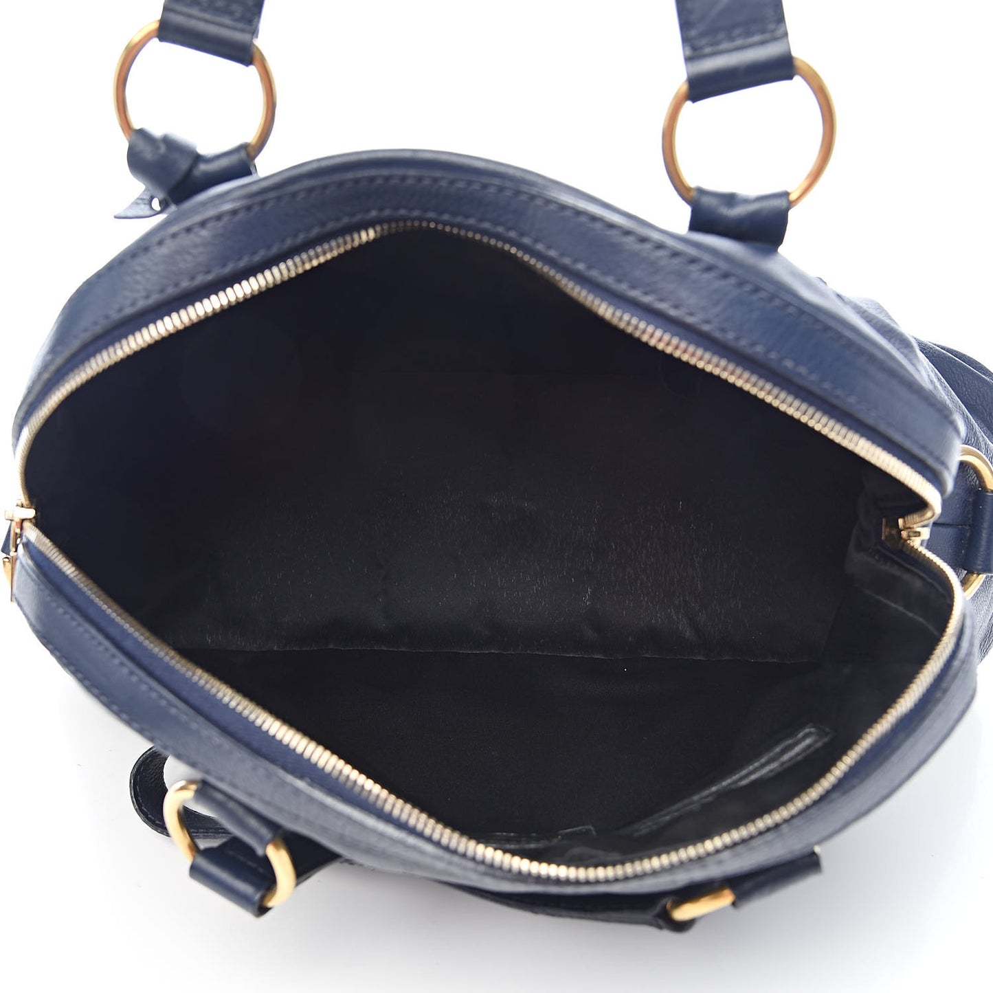 Calfskin Large Muse Navy Blue